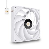 refrigeracion por aire thermaltake 140 mm toughfan ex14 pro blanca 3 unidades