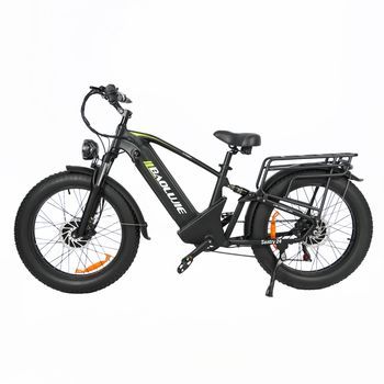 Bicicleta Eléctrica Baolujie Dp2401 De Doble Motor Y Neumáticos Anchos De 24