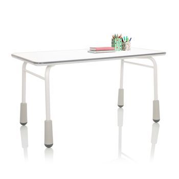 Escritorio Juvenil 120.00 X 60.00 X 67.00 Mesa De Oficina Gris Claro