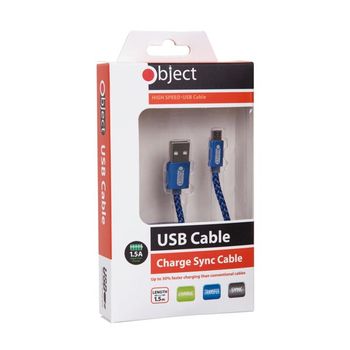 USB High Speed Micro Cable Blue