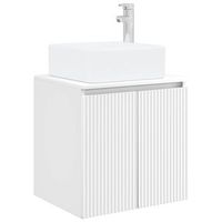 vanidad con lavabo de pared blanco 53 x 35 x 63 cm vidaxl