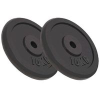 discos de pesas de hierro fundido 2 uds 2x10 kg vidaxl