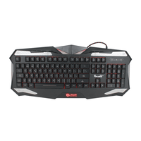 teclado talius gaming arconte usb negro tal arconte