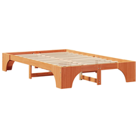 cama matrimonial  cama doble  estructura de cama de madera marron encerado madera maciza cfw32984