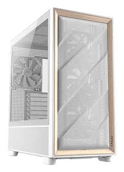 CAJA ANTEC FLUX ATX VENT 3X120MM 1X12OM REVERSE 1X140MM SIN FUENTE BLANCO
