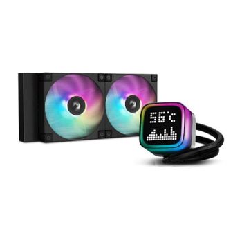 Deepcool LP240 Kit de Refrigeración Líquida ARGB 240mm LCD Negro