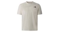 camiseta the north face topographic foundation blanca