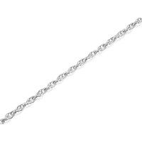 silver prince of wales anklet - 10in - f2009