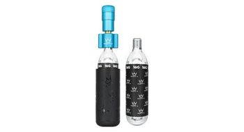 Inflador de co2 turquesa peaty s holeshot road gravel   2 cartuchos de co2  16 g