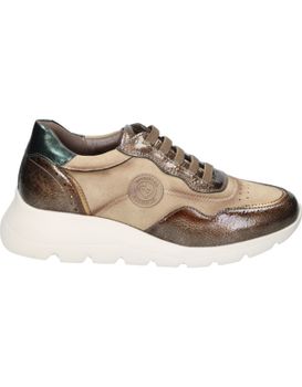Zapatos Con Cuña Amarpies Amd29416 En Color Taupe 40