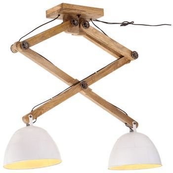Lámpara De Techo Blanca 25 W E27 29x18x85 Cm Vidaxl