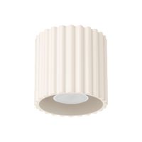 lampara de techo beige aluminio alt 10 cm