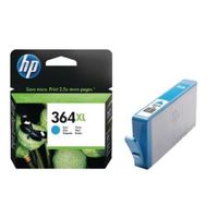 hp 364xl cyan original high capacity ink cartridge with vivera ink