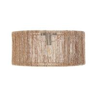 lampara de techo colgante con pantalla de yute estilo boho en color natural sewa