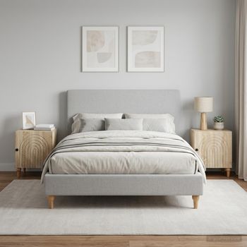Armario De Noche 2 Uds - Dormitorio - Madera De Ingeniería - Roble Sonoma (43x34.5x50cm)