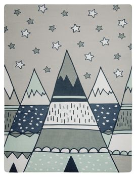 Alfombra infantil lavable Chiko gris  155x230 cm