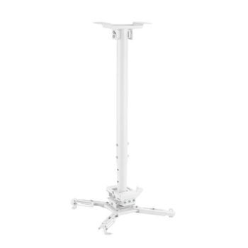Kimex Soporte de Techo para Proyectores Altura 60-90cm Blanco