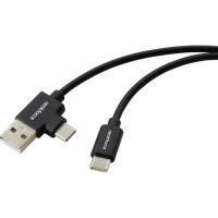 cable usb renkforce usb-a a usb-c 1m usb 20 negro