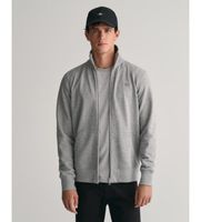 gant para hombre 2008006 sudadera shield con cremallera gris m casual algodon manga larga