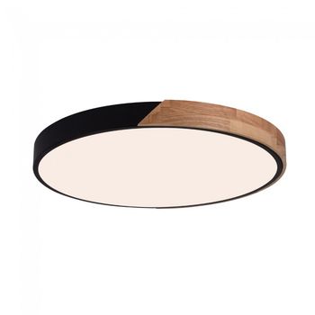 Plafón de techo led mol cct smart negro (70w)
