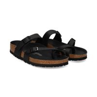 birkenstock sandalias planas mujer - negro talla 39r