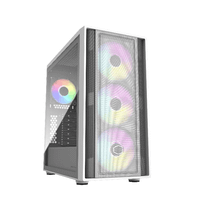 cooler master masterbox masterbox 600 white rgb blanco