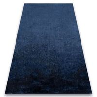 alfombra visco azul oscuro 10 felpa imitacion piel de conejo 120x170 cm