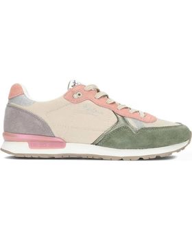 de PEPE JEANS DEPORTIVAS PARA MUJER DE BRIT MIXT PLS40019 CASTINGGREEN