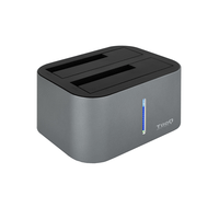 tooq tqds-805g dock station doble bahia hdd gris