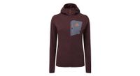 vellon con capucha lumiko para mujer  morado  de mountain equipment