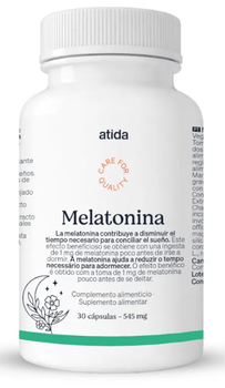 Atida Melatonina 30 Cápsulas