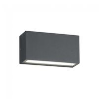 aplique de exterior led trent 2x5w