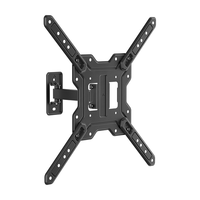 aisens - soporte eco giratorio inclinable para monitortv 30kg 2 pivotes de 23-65 negro