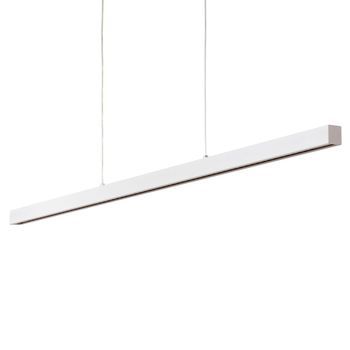 Lámpara Colgante Lineal Led 42w Aluminio Blanco Seleccionable Iluminación Doble Cara Funky Sly Blanco Seleccionable (cálido-neutro) 2700k - 3500k - 4000k