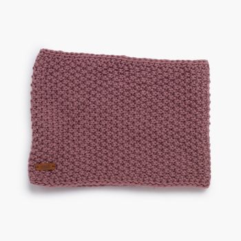 Pisamonas Gorro Cuello Punto Grano De Arroz para niña
