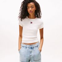 tommy jeans camiseta de algodon dw0dw17881-ybh