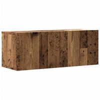 mueble de pared de tv madera ingenieria envejecida 80x30x30 cm vidaxl