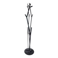 perchero de pie hierro negro o30x178 cm