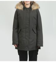 canadian classics para mujer cngcm101-w abrigo fundy bay 20 verde l casual poliester
