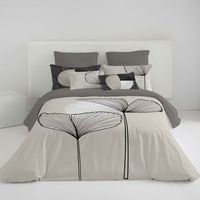 funda nordica eli beige 100 algodon cama 135