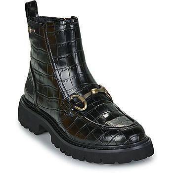 Carmela Botines 162548-BLACK-CROCO para mujer