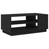 mesa de centro 102x55x43 cm madera - negro