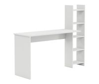 escritorio con estanteria lateral chagtuniejle 150x45x120 cm blanco encasa