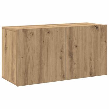 Mueble De Tv De Pared Roble Artisian 80x30x41 Cm