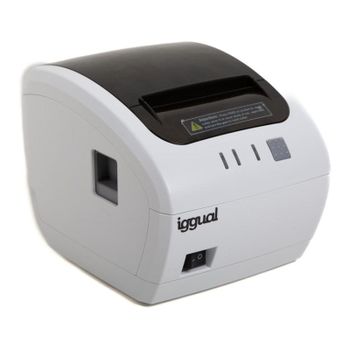 Impresora Térmica USB iggual TP EASY 80W para tickets y recibos auto-corte blanca