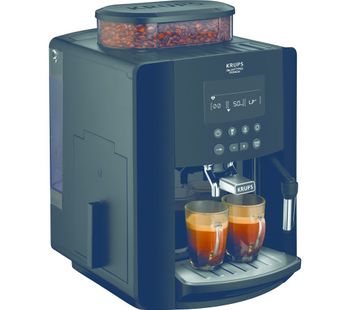 KRUPS Arabica Digital EA817040 Bean to Cup Coffee Machine - Black, Black