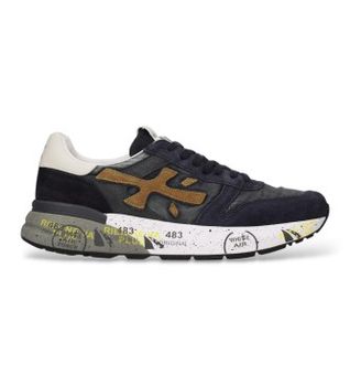 Premiata para hombre. MICK Zapatillas Mick marino (41), Plano, Cordones, Casual