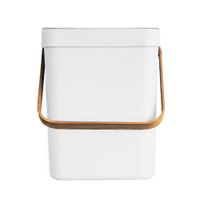 cubo de basura de mesa blanco  5l