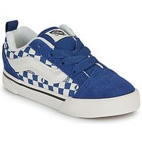 vans zapatillas knu skool elastic lace geo check indigo para nino