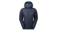 abrigo con capucha para mujer mountain equipment earthrise azul